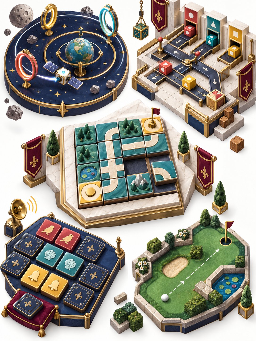 Studio craft concept illustration